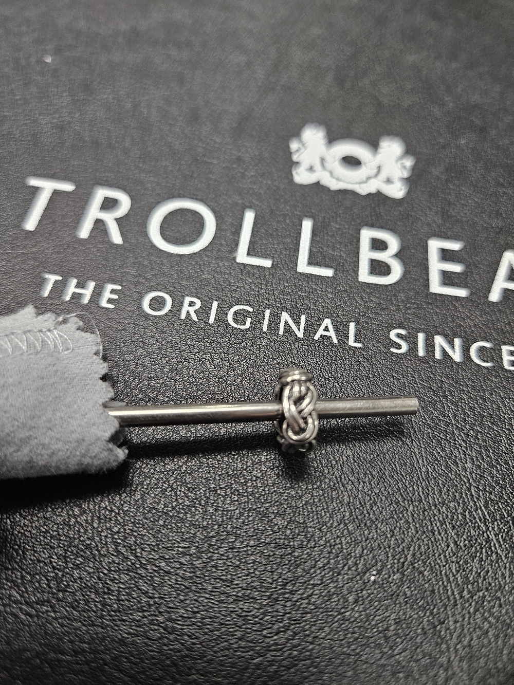 Trollbeads Savoy Silver Knot Spacer Bead